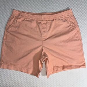 Lands' End Pink Salmon Flat Front Shorts Casual women size 16 new without tag.